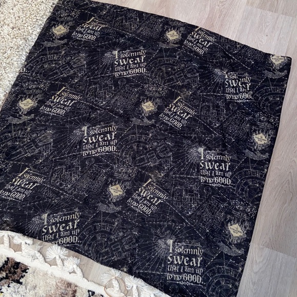 Warner Bros. Accessories - Harry Potter Marauder’s Map Black Sheer Scarf